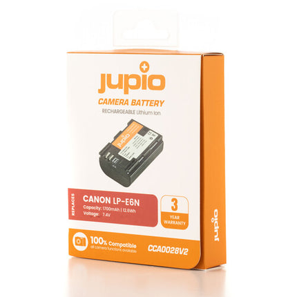Jupio LP-E6N Batería de Ion de Litio 7.4V 1700mAh para Canon con Garantía