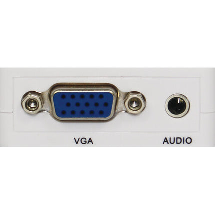 CableTronix Convertidor de Video HDMI a VGA con Audio 1080p60 3.5mm