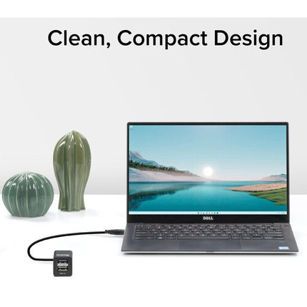 Plugable 2-Port USB-A 2.0 Splitter Divisor USB con cable integrado 30 cm