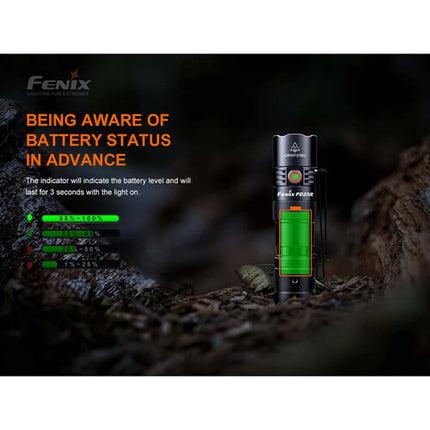 Fenix Linterna Recargable PD25R 800 Lúmenes Resistente USB-C