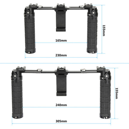 CAMVATE ARCA Estilo Rig de Video para Smartphone con agarres NATO para 2.3 a 3.2 pulgadas