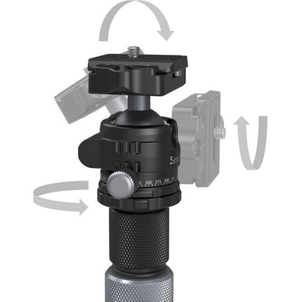 SmallRig Tripode de Fibra de Carbono AP-20 Capacidad 12kg Altura 158cm con Cabeza esférica y Funda