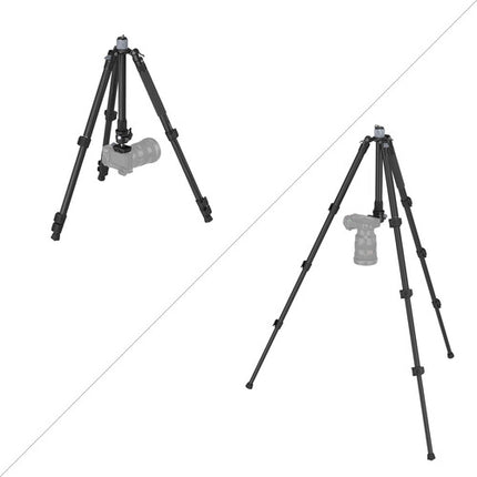 SmallRig Tripode de Fibra de Carbono AP-20 Capacidad 12kg Altura 158cm con Cabeza esférica y Funda