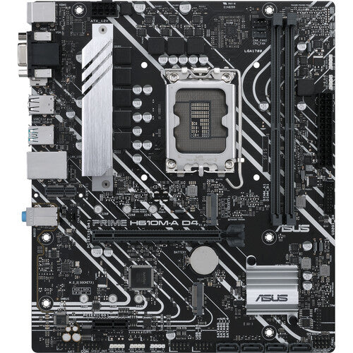 ASUS PRIME H610M-A D4 Placa Base Micro-ATX Socket LGA 1700 DDR4-3200 SATA III