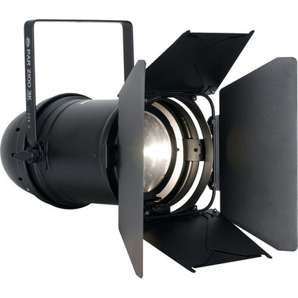 American DJ Metal Barndoors para PAR-64 Ajustable Acero Negro Mate