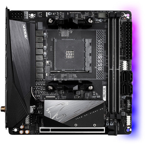 Gigabyte B550I AORUS PRO AX Placa base Mini-ITX AM4 DDR4-5300 Wi-Fi 6