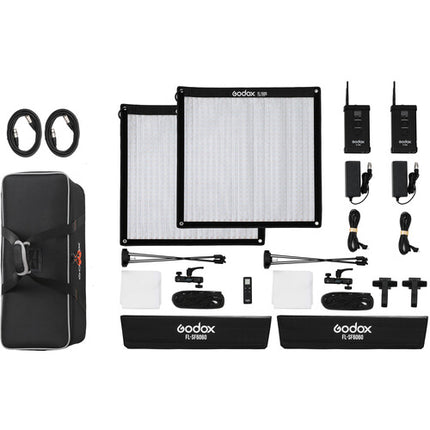 Godox FL150S Kit de LED flexible 2 luces 23.6x23.6" 3300-5600K