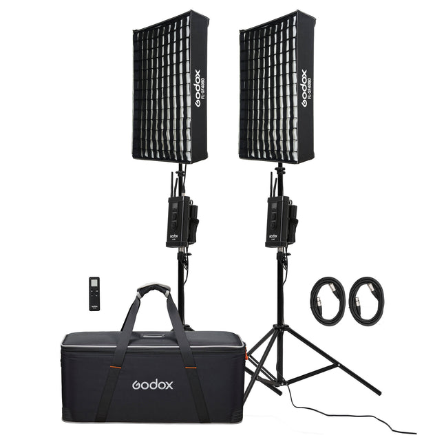 Godox FL100 Kit Luz LED Flexible 2 Luces 15.8x23.6 Pulgadas 3300-5600K