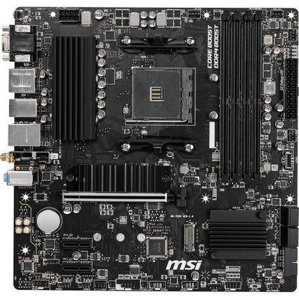 AMD Ryzen 5 5500 6 Núcleos 3.6 GHz Kit Placa Base B550M PRO-VDH WIFI