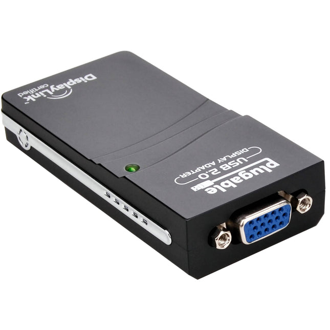 Adaptador VGA a USB-A 2.0 Plugable 1920x1080 60Hz portátil compacto