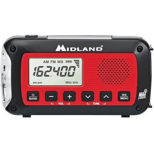 Midland E+Ready ER40 Radio Meteorológica Emergencia Luz 130 Lumens 32 Horas batería 2600mAh