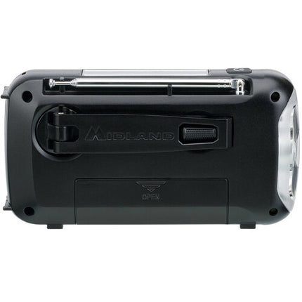Midland E+Ready ER40 Radio Meteorológica Emergencia Luz 130 Lumens 32 Horas batería 2600mAh