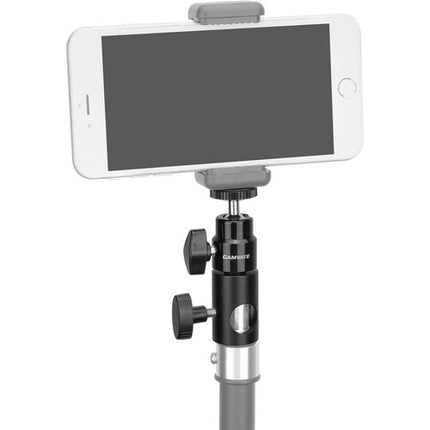 CAMVATE Soporte para Smartphone con Bola de 360° y Adaptador para Trípode de 5/8''