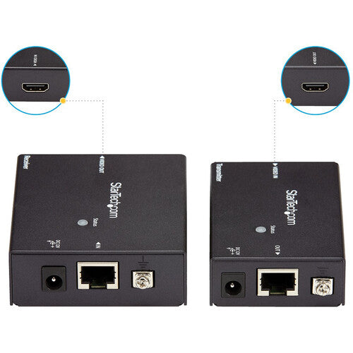 StarTech Ultra HD 4K Extensor HDMI sobre Cat 5e 6 hasta 230 pies con PoH