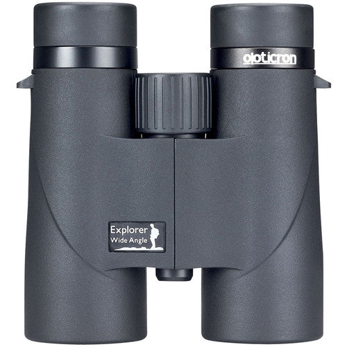 Opticron 10x42 Explorer WA ED-R Prismáticos con Lentes ED 65° visión amplia y estuche suave
