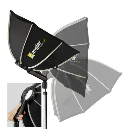 Angler FastBox Softbox Octagonal 28 pul Silver Interior Pistol Grip