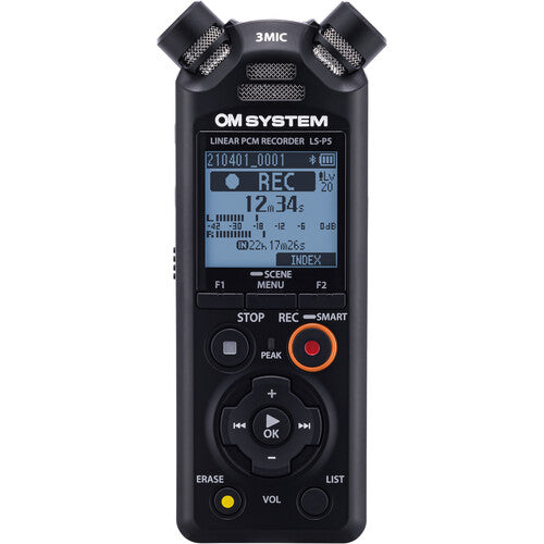 Olympus LS-P5 Grabadora Lineal PCM 16GB Memoria 125dB SPL USB
