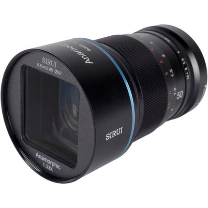 Sirui 50mm f/1.8 Lente Anamórfica 1.33x Montura MFT 10 Hojas Iris Schott Vidrio