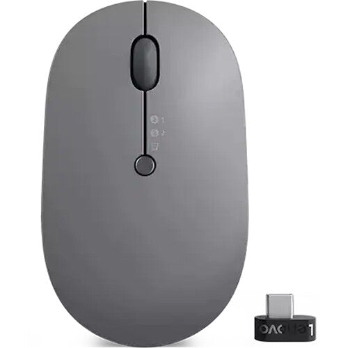 Lenovo Go Ratón Inalámbrico Multi dispositivo 2400 dpi USB C Gris