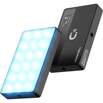Freewell RGB Luz LED Compacta para Foto y Video con Control App 360° RGB 2500-8500K