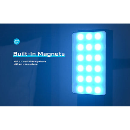 Freewell RGB Luz LED Compacta para Foto y Video con Control App 360° RGB 2500-8500K