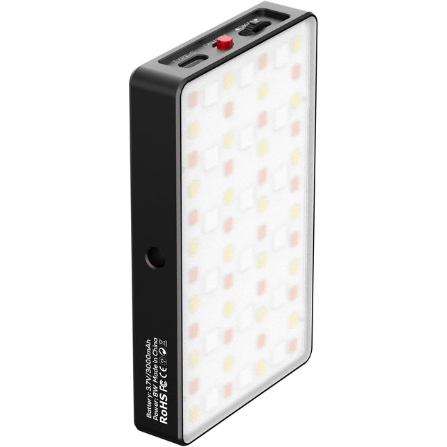 Freewell RGB Luz LED Compacta para Foto y Video con Control App 360° RGB 2500-8500K