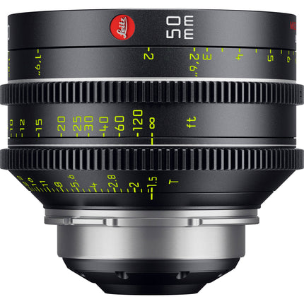 Leitz Cine HUGO 50mm T1.5 Lente de Montaje LPL Full Frame 35mm 19.7" Enfoque Mínimo