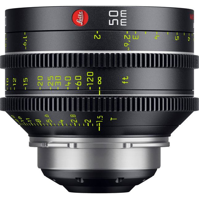 Leitz Cine HUGO 50mm T1.5 Lente de Montaje LPL Full Frame 35mm 19.7" Enfoque Mínimo