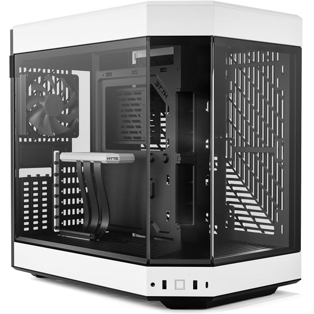 HYTE Y60 Caja Mid-Tower Blanca Soporte E-ATX 14.7" GPU PCIe 4.0 Riser