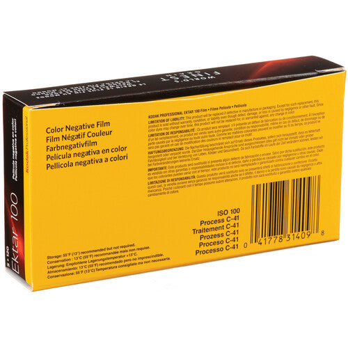 Kodak Professional Ektar 100 película negativa color ISO 100 120 rollos 5 pack