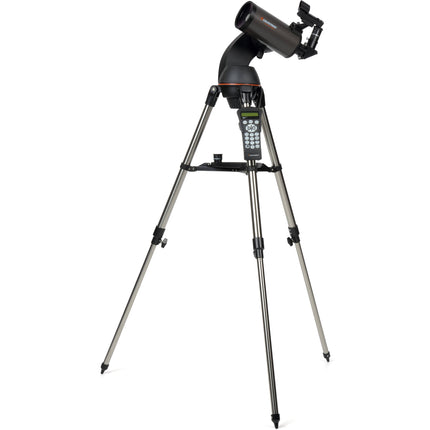 Celestron NexStar 90SLT Telescopio Maksutov-Cassegrain 90mm 1250mm f14 con Montura Motorizada y Trípode Acero Inoxidable