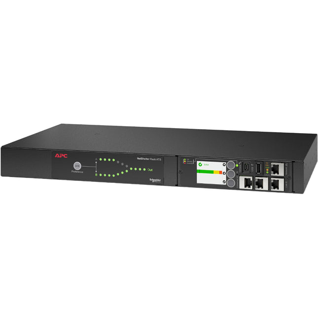 APC NetShelter Rack Interruptor Automático Transferencia 1920W 10 Salidas NEMA