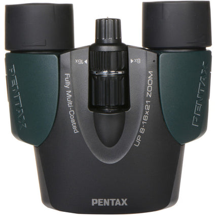 Pentax 8-16x21 U-Series UP Prismáticos con zoom óptico y estuche protector
