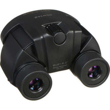 Pentax 8x21 U-Series UP Prismáticos Optica Multicapa 6.2° Funda Correa