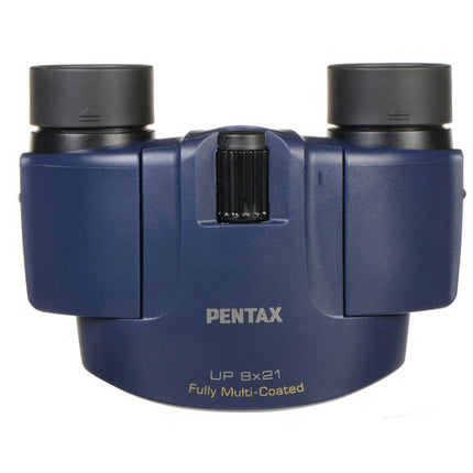 Pentax 8x21 U-Series UP Binoculares Azul Lentes Asféricas Foco Central