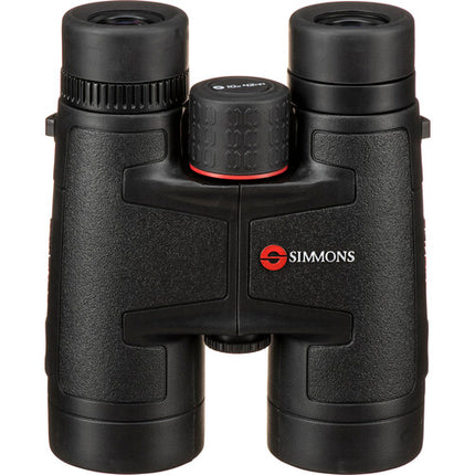 Simmons 10x42 Venture Binoculares Compactos Resistente al Agua Negro Kit Completo