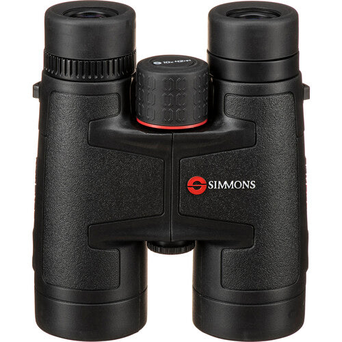 Simmons 10x42 Venture Binoculares Compactos Resistente al Agua Negro Kit Completo