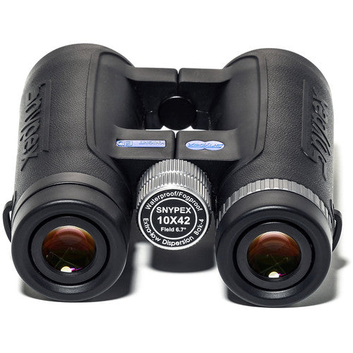 Snypex 10x42 Knight D-ED Prismáticos con vidrio ED y enfoque 1.7 m con estuche y correa
