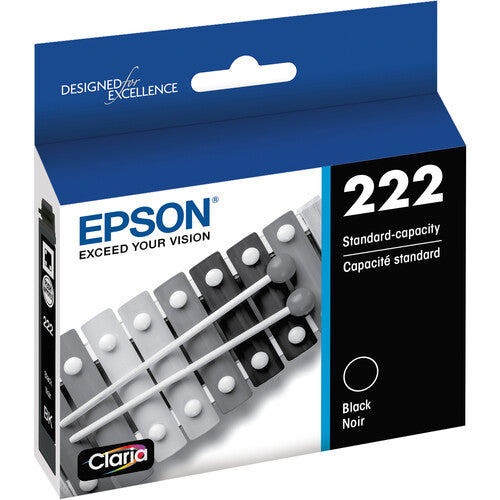 Cartucho de Tinta Negra Epson Claria T222 Capacidad Estándar para XP-5200 WF-2960