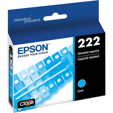 Epson Claria T222 Cartucho de Tinta Cyan Capacidad Estándar para XP-5200 y WF-2960