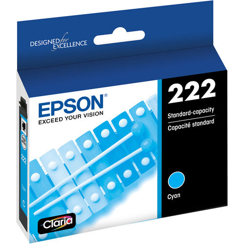 Epson Claria T222 Cartucho de Tinta Cyan Capacidad Estándar para XP-5200 y WF-2960