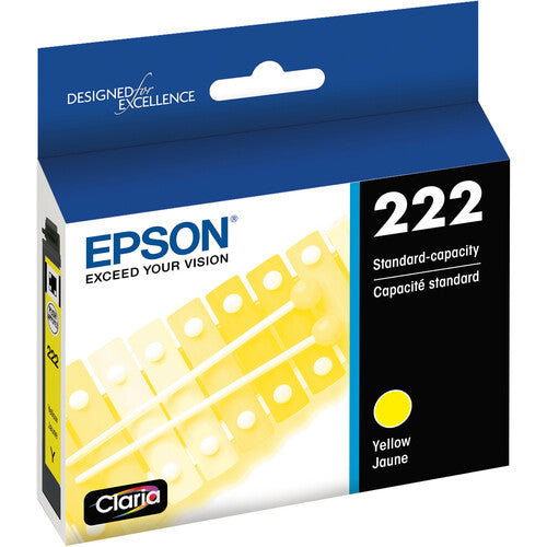 Cartucho de tinta amarilla Epson Claria T222 capacidad estándar para impresoras XP-5200 y WF-2960