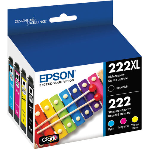 Epson Claria T222 Cartuchos CMYK para Impresoras XP-5200 WF-2960