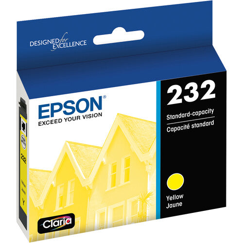 Cartucho de tinta amarillo Epson Claria T232 capacidad estándar para impresoras Epson Expression Home y WorkForce