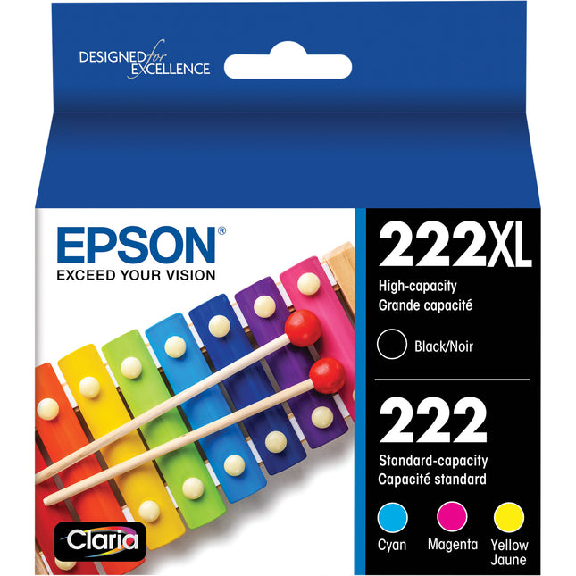Epson Claria T222 Cartuchos CMYK para Impresoras XP-5200 WF-2960