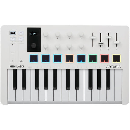 Akai Professional MPD218 Controlador USB con 16 Pads Retroiluminados y MiniLab 3 Teclado USB con Pedal Sustain