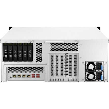QNAP TS-h3087XU-RP NAS con 30 Bahías SATA 64GB RAM 10GbE