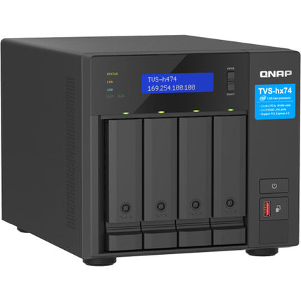 QNAP TVS-h474 NAS 4 Bahías 8GB RAM 3.7 GHz Intel Pentium Gold