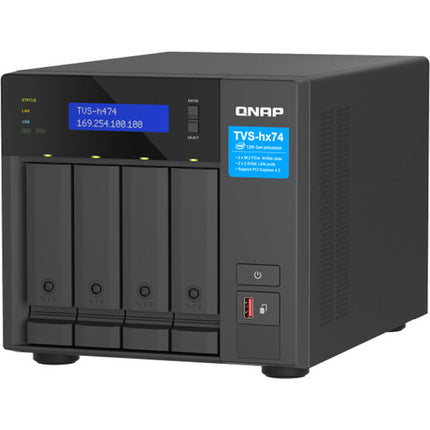 QNAP TVS-h474 NAS 4 Bahías 8GB RAM 3.7 GHz Intel Pentium Gold