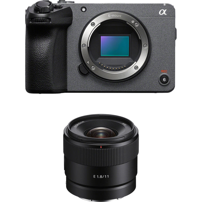 Sony FX30 Cámara de Cine Digital 26.1MP 4K 120p con Lente 11mm f1.8